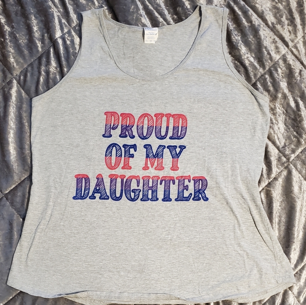 Bi Pride Proud of my daughter tank
